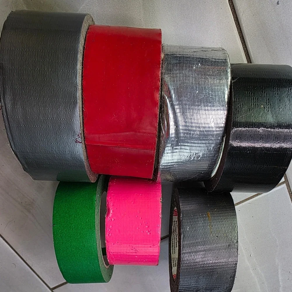 Duct Gaffers Tape Rolls‎ 3M Duck Shurtape Scapa Lot of 7 Assorted S2